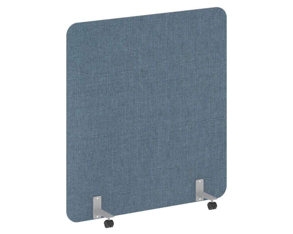 Перегородка на роликах 1400x18x1500 Р-лайн софт / R-line soft