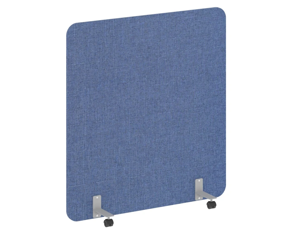 Перегородка на роликах 1400x18x1500 Р-лайн софт / R-line soft