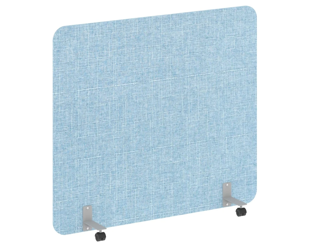 Перегородка на роликах 1600x18x1400 Р-лайн софт / R-line soft