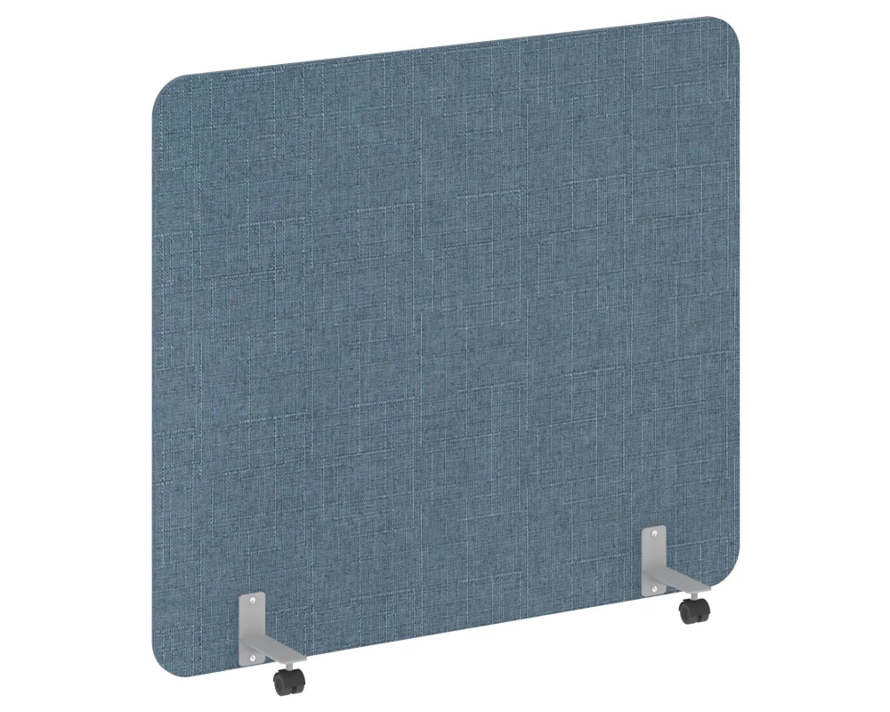 Перегородка на роликах 1600x18x1400 Р-лайн софт / R-line soft