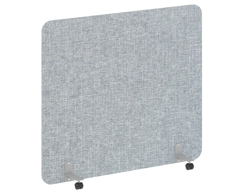 Перегородка на роликах 1600x18x1400 Р-лайн софт / R-line soft