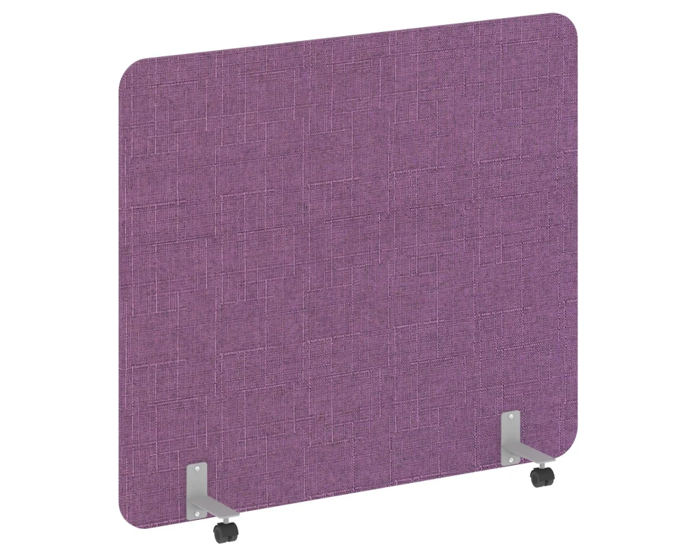 Перегородка на роликах 1600x18x1400 Р-лайн софт / R-line soft