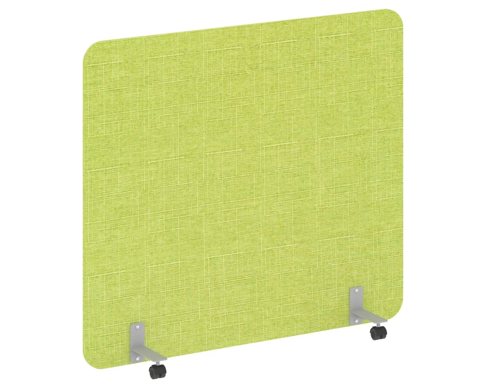 Перегородка на роликах 1600x18x1400 Р-лайн софт / R-line soft