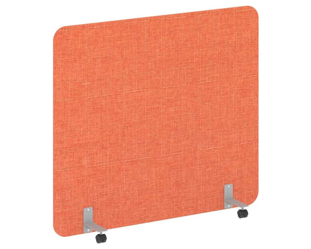 Перегородка на роликах 1600x18x1400 Р-лайн софт / R-line soft