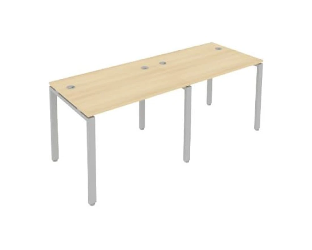 Рабочая станция на 2 раб.места на П-образном м/к 200x72x75 Метал Систем / Metal System