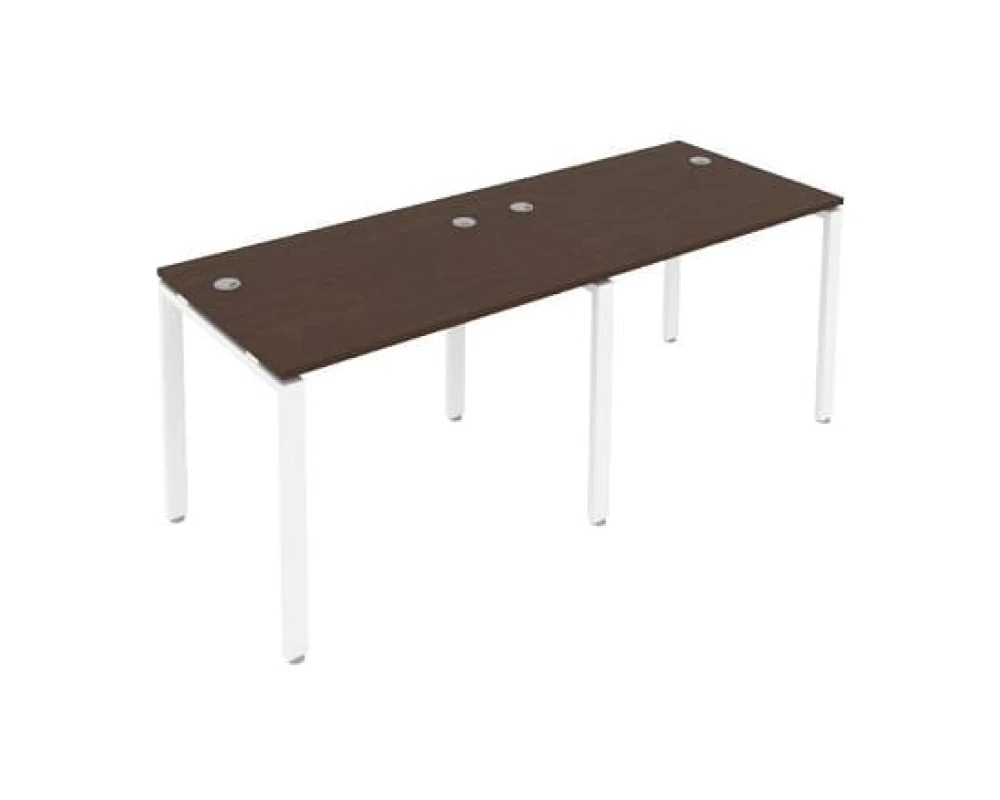 Рабочая станция на 2 раб.места на П-образном м/к 200x72x75 Метал Систем / Metal System