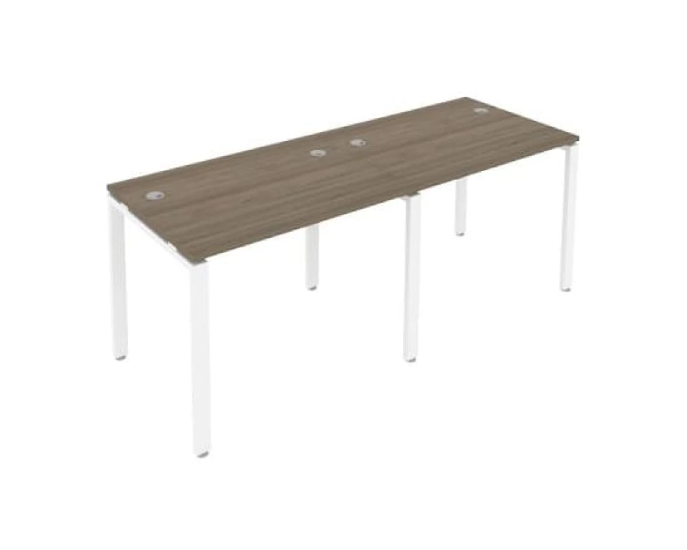 Рабочая станция на 2 раб.места на П-образном м/к 200x72x75 Метал Систем / Metal System