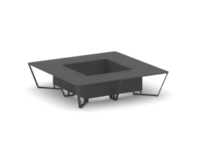 Стол переговорный квадратный ЛДСП/краш. металл 3200x3200x750 Стил Мит / Steel Meet images