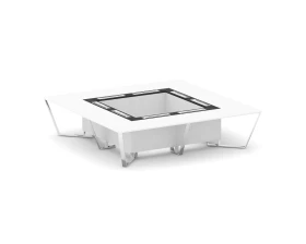 Стол переговорный квадратный ЛДСП/нерж. сталь/МДФ 3200x3200x750 Стил Мит / Steel Meet images