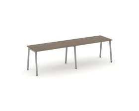 Рабочая станция 1 сторон. на А-образном каркасе 40 мм 1960х800х750 Стайл Проджект / Style Project images