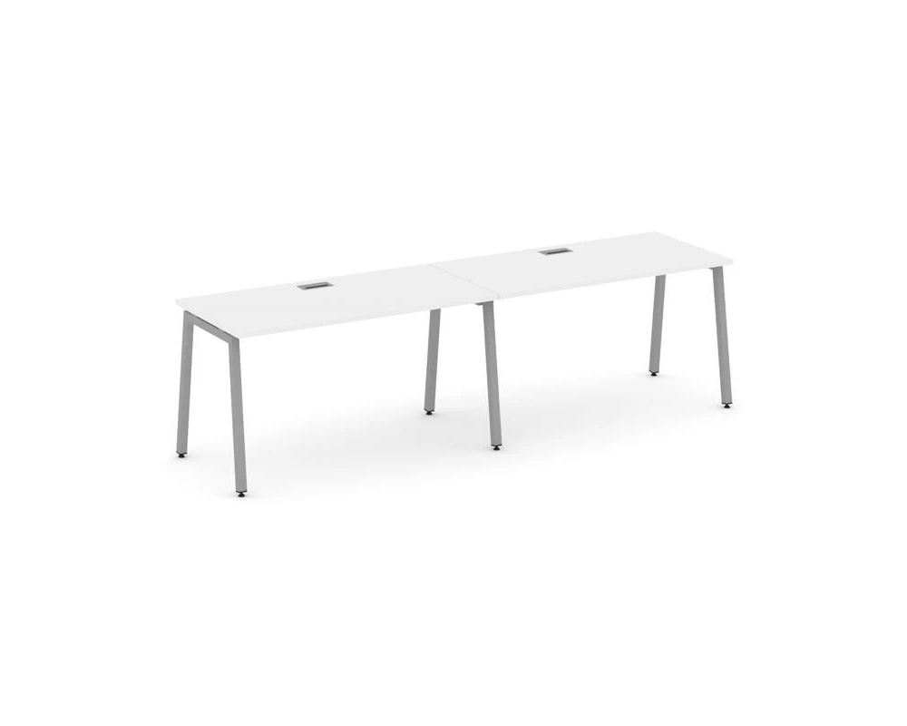 Рабочая станция 1 сторон. на А-образном каркасе 40 мм 2760х600х750 Стайл Проджект / Style Project