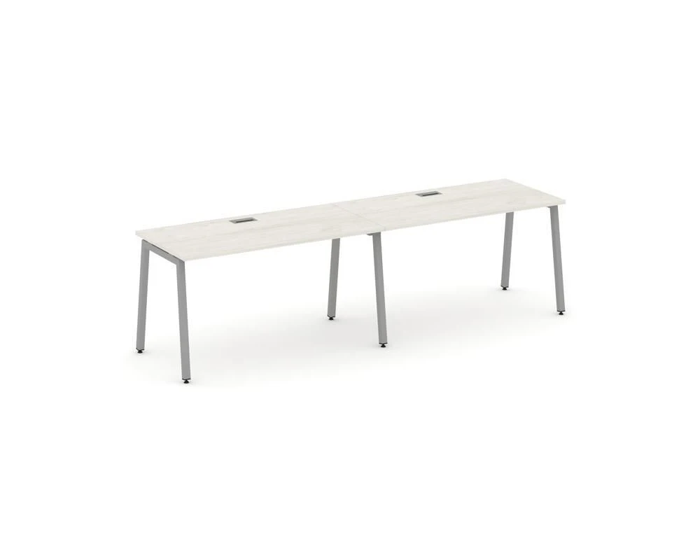 Рабочая станция 1 сторон. на А-образном каркасе 40 мм 2760х800х750 Стайл Проджект / Style Project