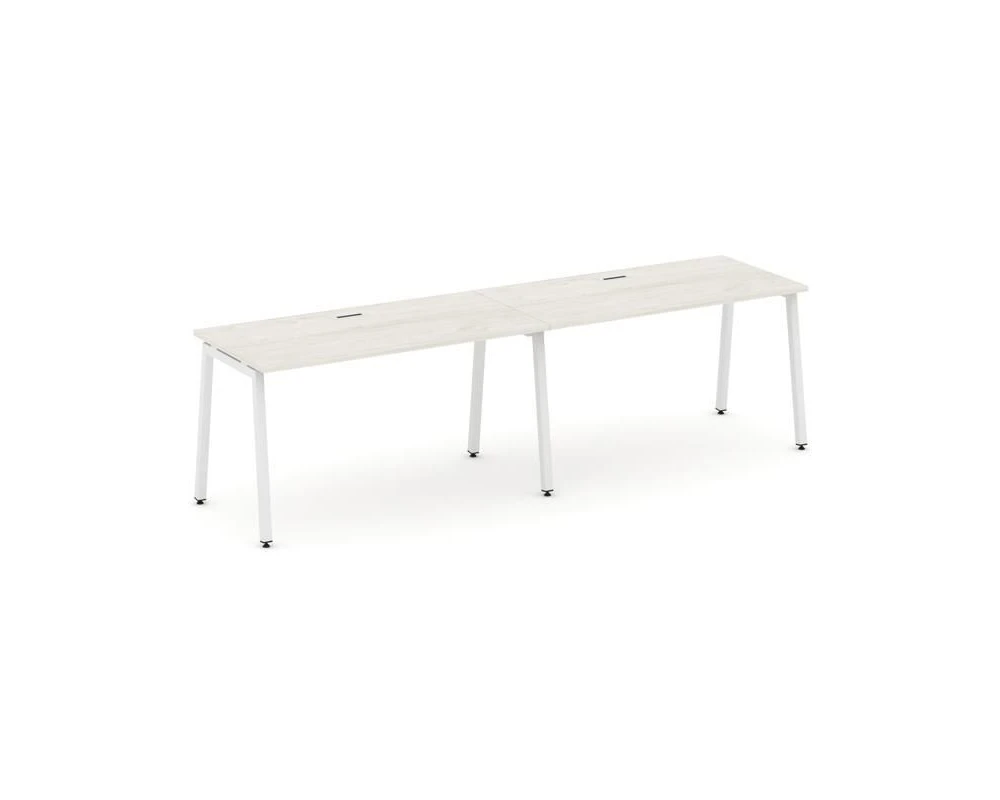 Рабочая станция 1 сторон. на А-образном каркасе 40 мм 2760х800х750 Стайл Проджект / Style Project