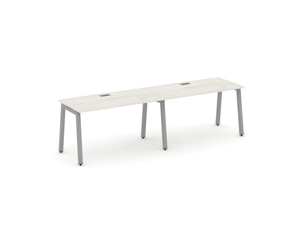 Рабочая станция 1 сторон. на А-образном каркасе 50 мм 2360х600х750 Стайл Проджект / Style Project