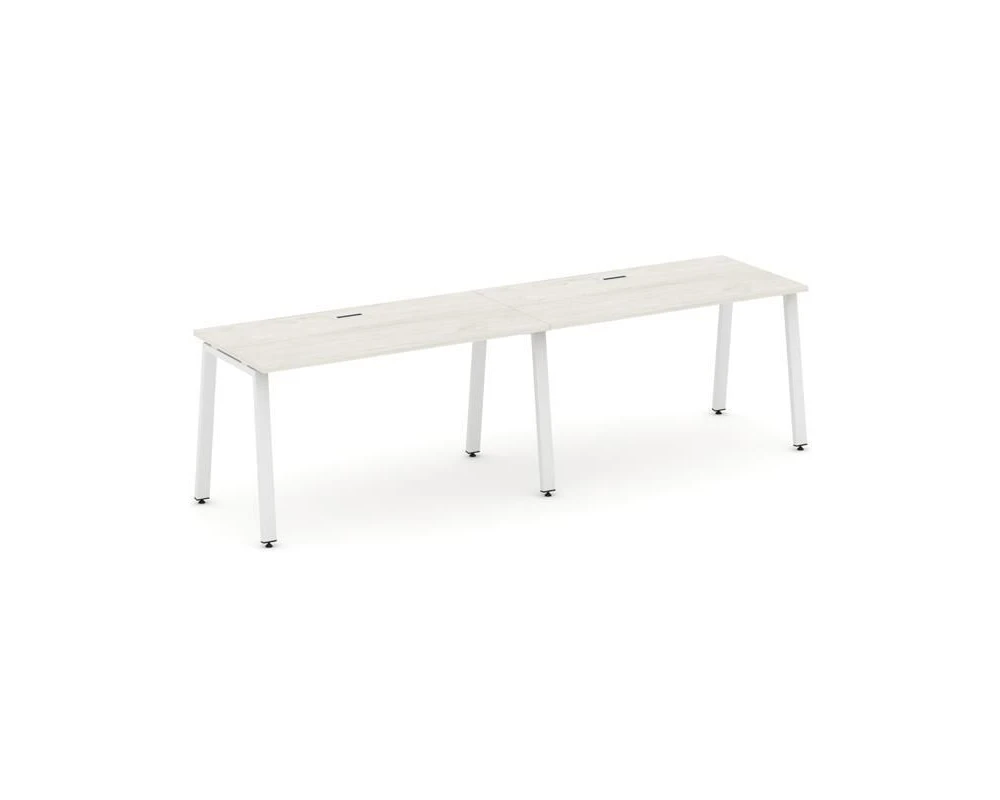 Рабочая станция 1 сторон. на А-образном каркасе 60 мм 2360х700х750 Стайл Проджект / Style Project