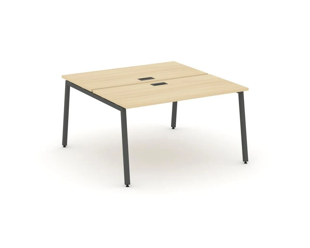 Рабочая станция 2-х сторон. на А-образном каркасе 40 мм 1580х1432х750 Стайл Проджект / Style Project