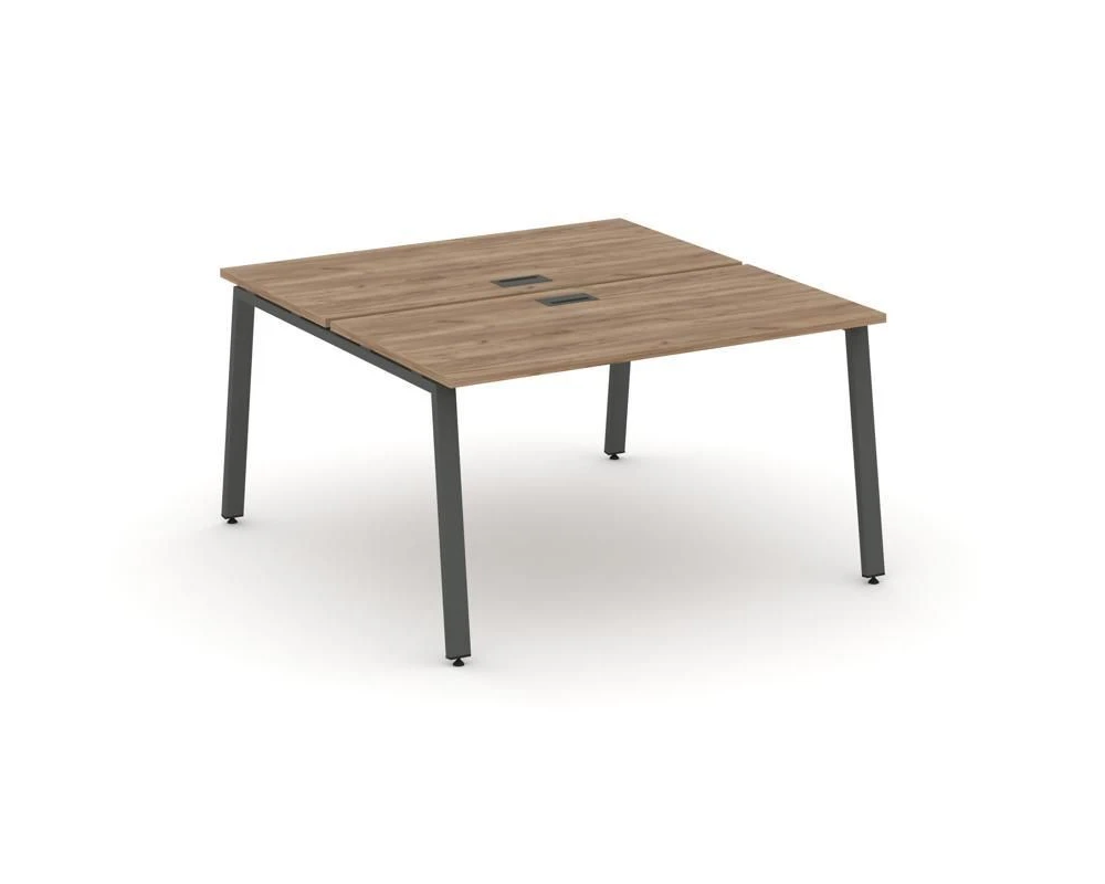 Рабочая станция 2-х сторон. на А-образном каркасе 60 мм 1380х1432х750 Стайл Проджект / Style Project