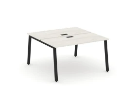 Рабочая станция 2-х сторон. на А-образном каркасе 60 мм 1580х1232х750 Стайл Проджект / Style Project images