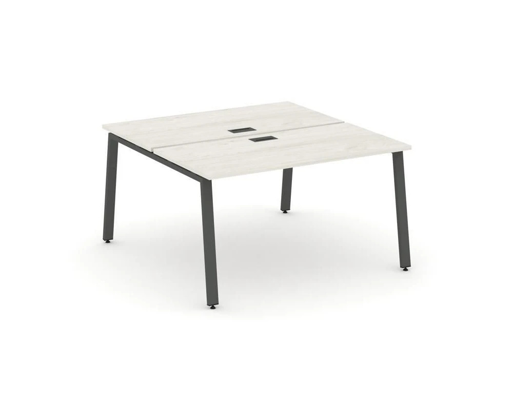 Рабочая станция 2-х сторон. на А-образном каркасе 60 мм 1580х1232х750 Стайл Проджект / Style Project