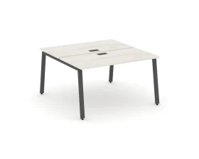 Рабочая станция 2-х сторон. на А-образном каркасе 60 мм 1580х1432х750 Стайл Проджект / Style Project images