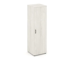 Гардероб узкий глубокий с полкой и штангой-трубой овальной 600x600x1982 зад. стенка HDF Стайл Проджект / Style Project images