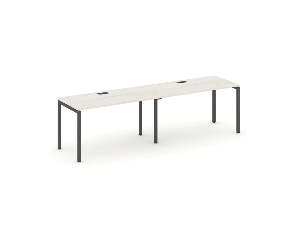 Рабочая станция 1 сторон. на П-образном каркасе 40 мм 1960x600x750 Стайл Проджект / Style Project