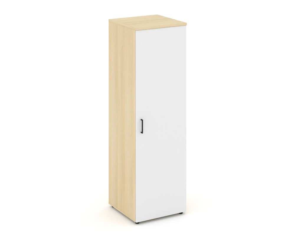 Гардероб узкий глубокий с полкой и штангой-трубой овальной 600x600x1982 зад. стенка HDF Стайл Проджект / Style Project