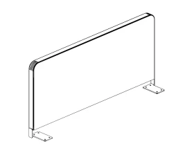 Экран боковой ЛДСП 600х16х297 Стайл Проджект / Style Project images