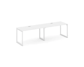 Рабочая станция 1 сторон. на О-образном каркасе 40 мм 2760x600x750 Стайл Проджект / Style Project images