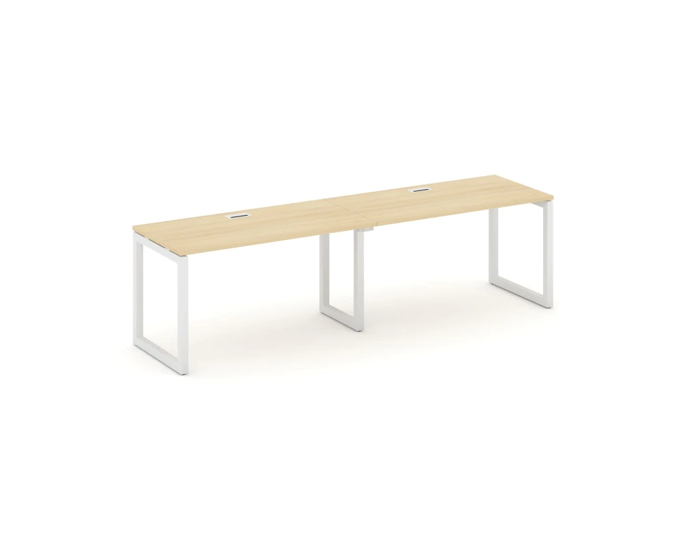 Рабочая станция 1 сторон. на О-образном каркасе 50 мм 1960x600x750 Стайл Проджект / Style Project