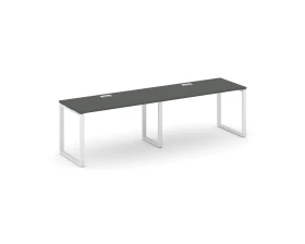 Рабочая станция 1 сторон. на О-образном каркасе 60 мм 1960x700x750 Стайл Проджект / Style Project images