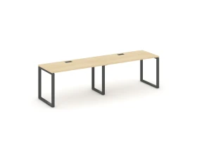 Рабочая станция 1 сторон. на О-образном каркасе 60 мм 2360x600x750 Стайл Проджект / Style Project images