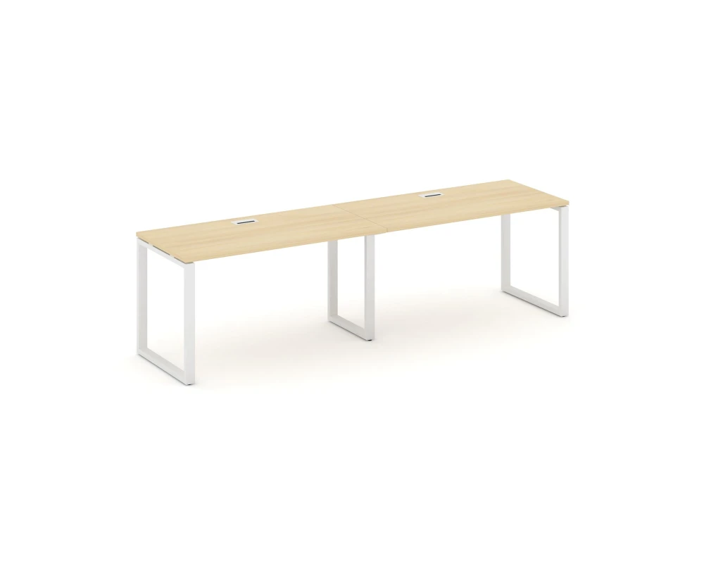 Рабочая станция 1 сторон. на О-образном каркасе 60 мм 3160x600x750 Стайл Проджект / Style Project