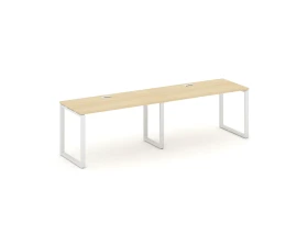 Рабочая станция 1 сторон. на О-образном каркасе 60 мм 3160x600x750 Стайл Проджект / Style Project images