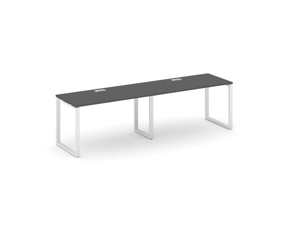 Рабочая станция 1 сторон. на О-образном каркасе 60 мм 3160x600x750 Стайл Проджект / Style Project