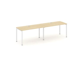 Рабочая станция 1 сторон. на П-образном каркасе 40 мм 2760x600x750 Стайл Проджект / Style Project images