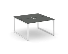 Рабочая станция 2-х сторон. на О-образном каркасе 40 мм 1180x1232x750 Стайл Проджект / Style Project images