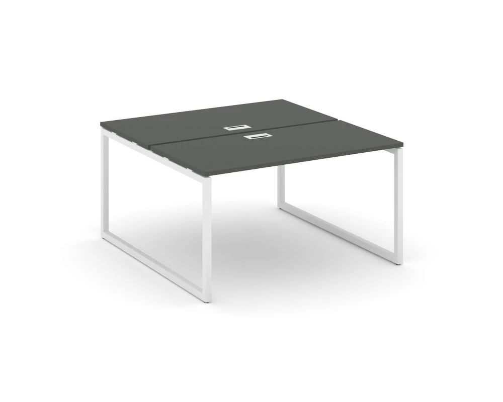 Рабочая станция 2-х сторон. на О-образном каркасе 40 мм 1180x1432x750 Стайл Проджект / Style Project