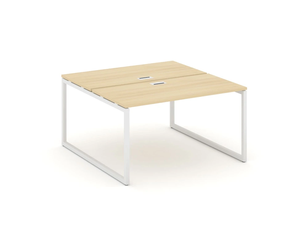 Рабочая станция 2-х сторон. на О-образном каркасе 40 мм 1380x1232x750 Стайл Проджект / Style Project