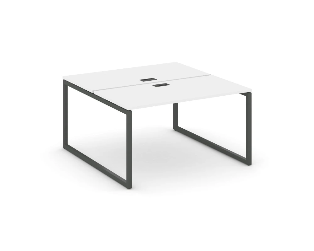 Рабочая станция 2-х сторон. на О-образном каркасе 40 мм 1380x1232x750 Стайл Проджект / Style Project