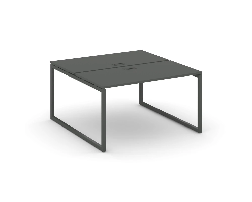 Рабочая станция 2-х сторон. на О-образном каркасе 40 мм 980x1432x750 Стайл Проджект / Style Project