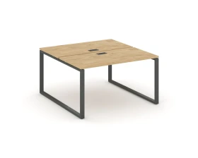 Рабочая станция 2-х сторон. на О-образном каркасе 60 мм 1180x1232x750 Стайл Проджект / Style Project images