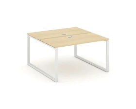 Рабочая станция 2-х сторон. на О-образном каркасе 60 мм 1180x1232x750 Стайл Проджект / Style Project images