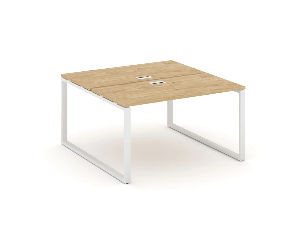 Рабочая станция 2-х сторон. на О-образном каркасе 60 мм 1180x1432x750 Стайл Проджект / Style Project