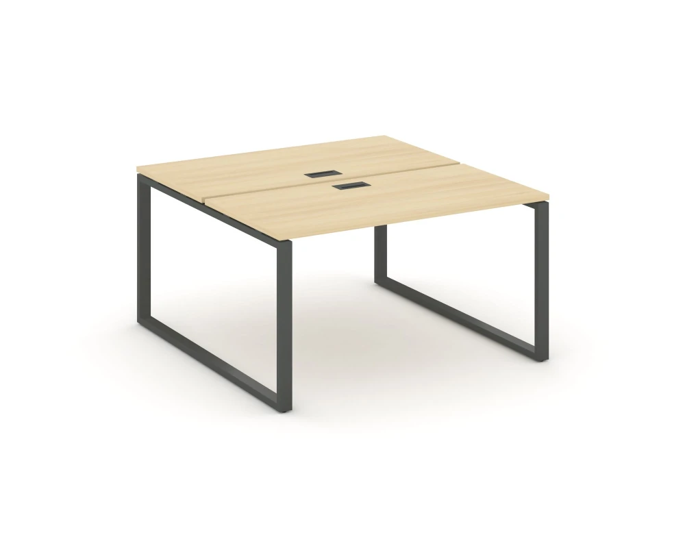 Рабочая станция 2-х сторон. на О-образном каркасе 60 мм 1180x1432x750 Стайл Проджект / Style Project