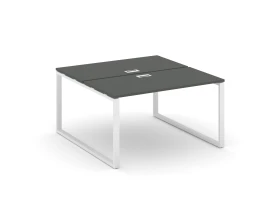 Рабочая станция 2-х сторон. на О-образном каркасе 60 мм 1180x1432x750 Стайл Проджект / Style Project images