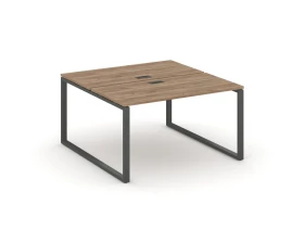 Рабочая станция 2-х сторон. на О-образном каркасе 60 мм 1380x1232x750 Стайл Проджект / Style Project images