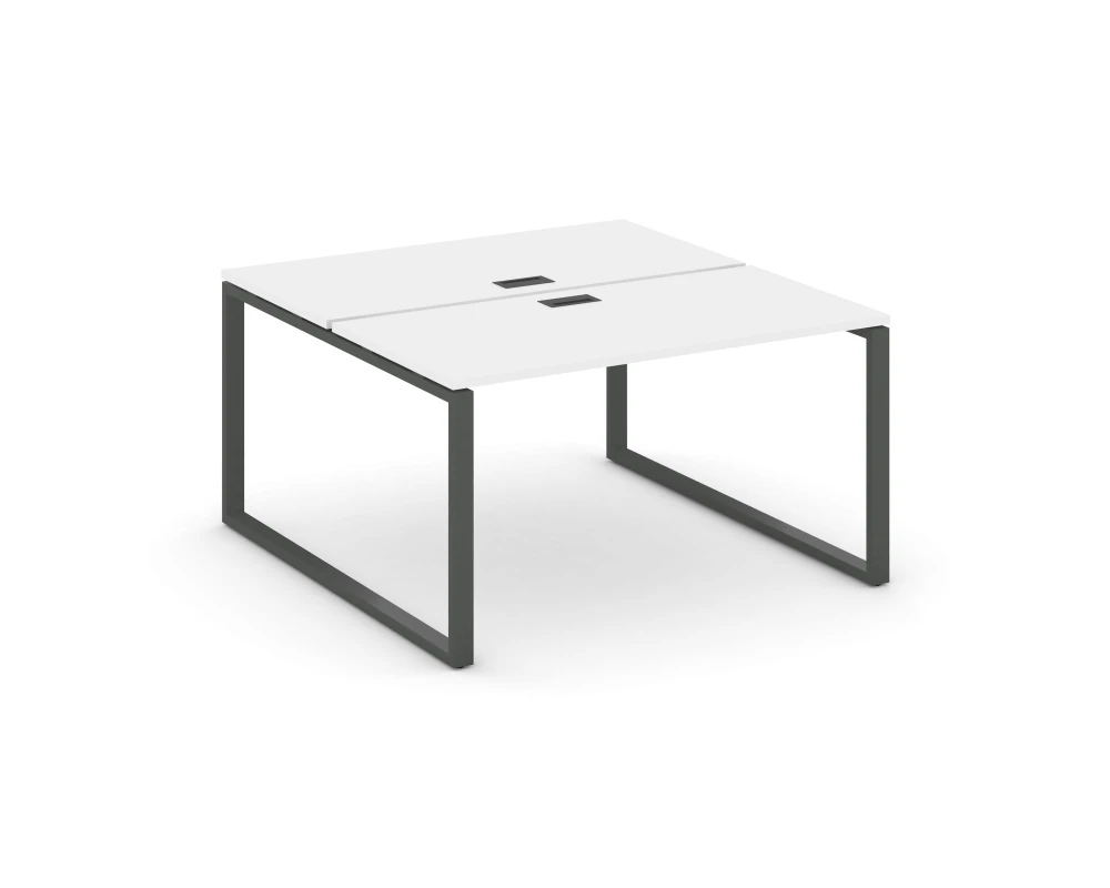 Рабочая станция 2-х сторон. на О-образном каркасе 60 мм 980x1432x750 Стайл Проджект / Style Project