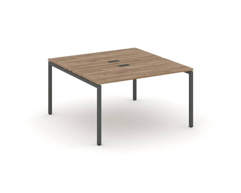 Рабочая станция 2-х сторон. на П-образном каркасе 40 мм 1380x1632x750 Стайл Проджект / Style Project