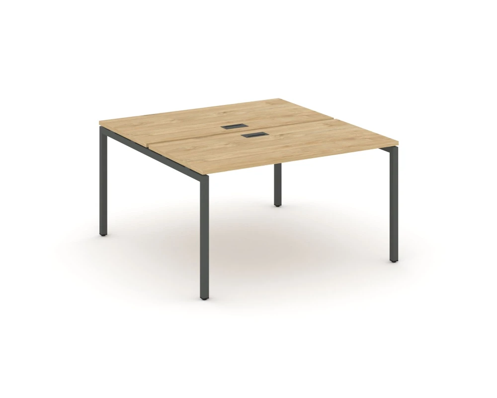 Рабочая станция 2-х сторон. на П-образном каркасе 40 мм 1580x1232x750 Стайл Проджект / Style Project